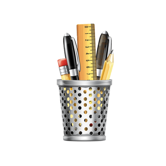 Grey organizer Pen