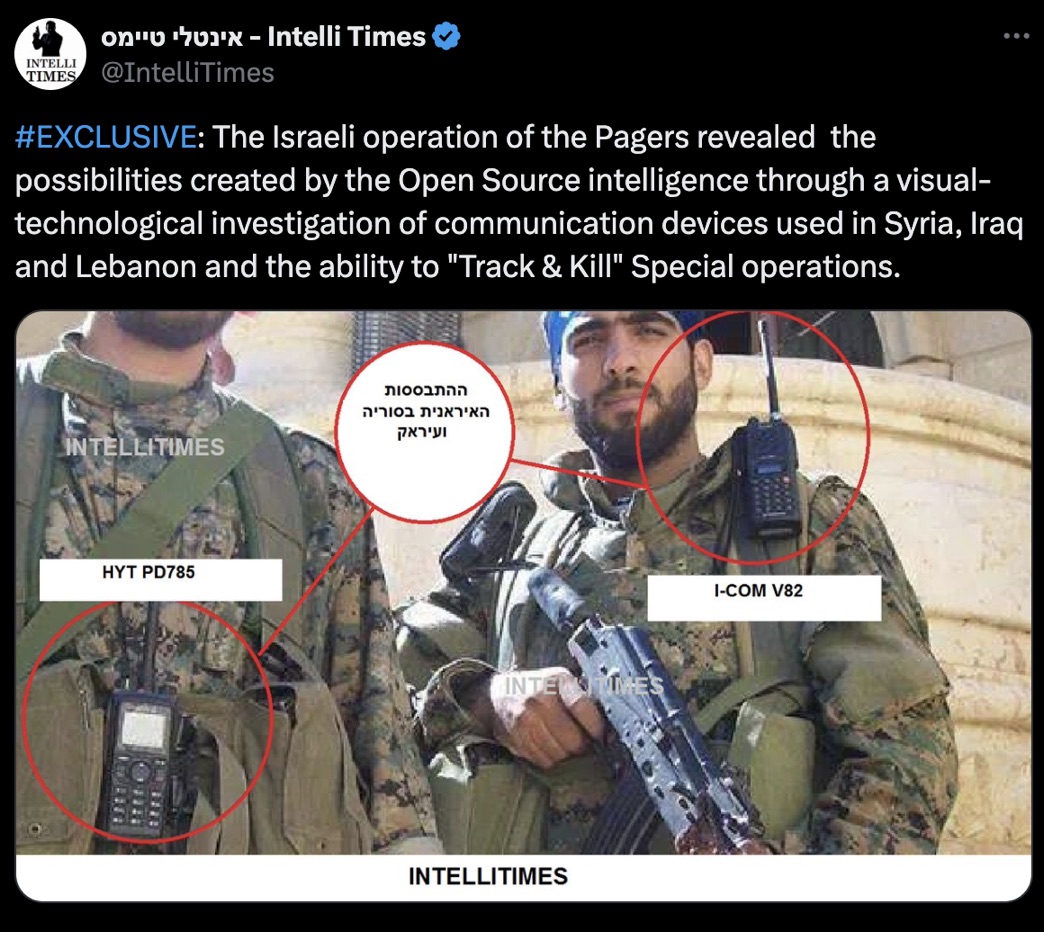Operasi Pager Israel di Timur Tengah