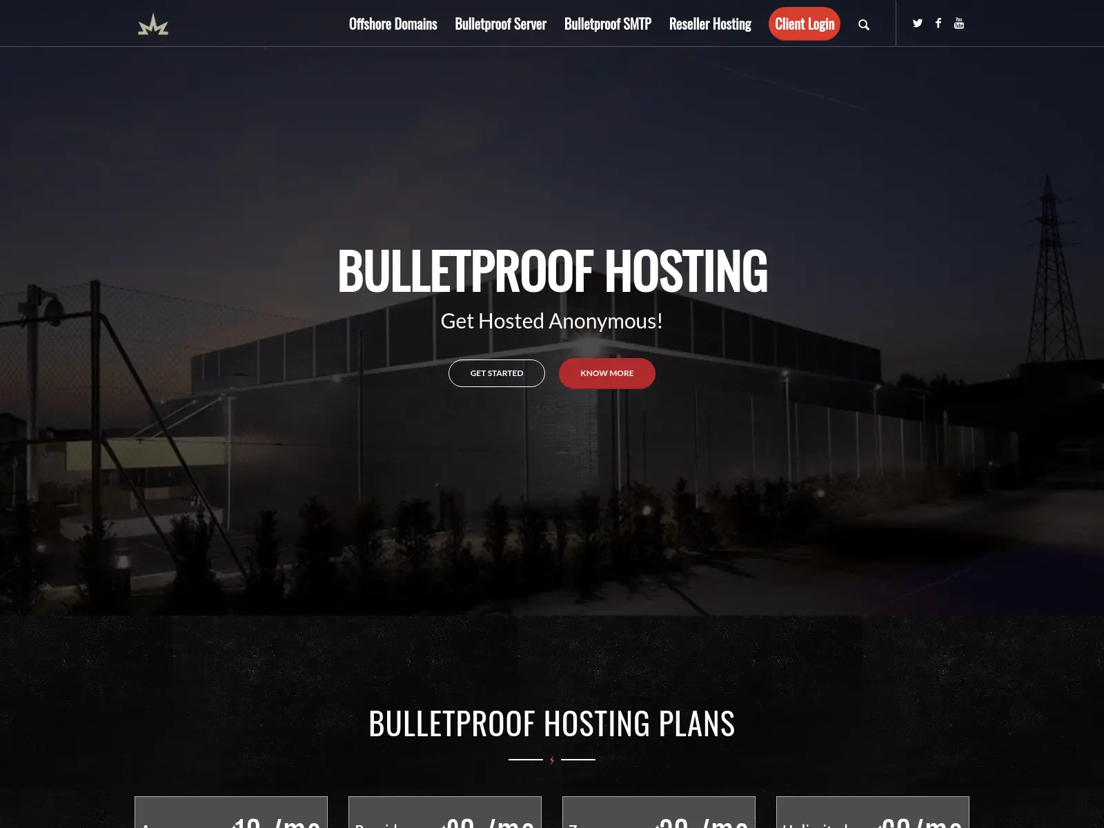 Gambar 4: Situs web Bulletproof Hosting (Sumber: urlscan.io)