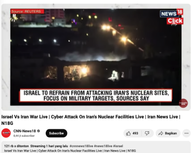 Perang Siber Iran VS Israel