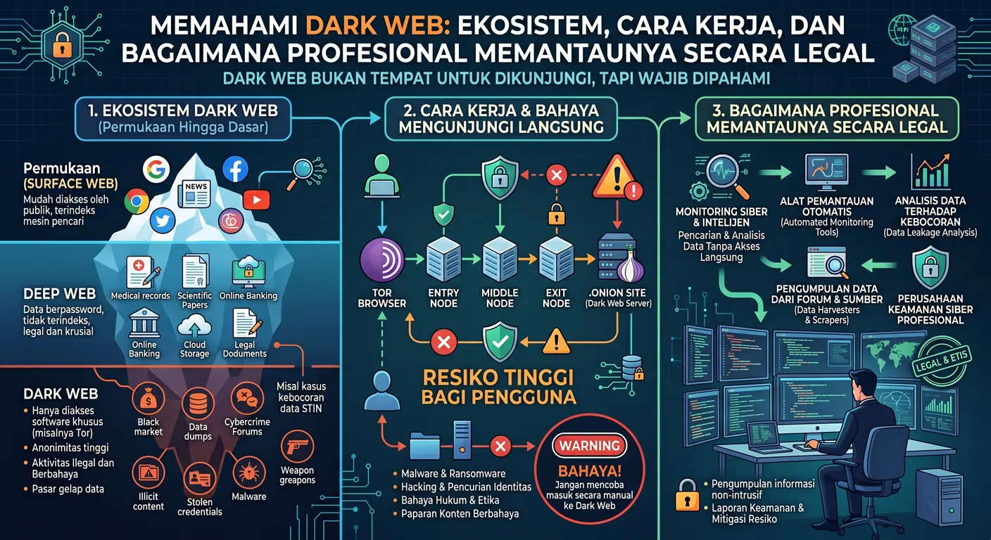 Dark Web Bukan Tempat untuk Dikunjungi, Tapi Wajib Dipahami
